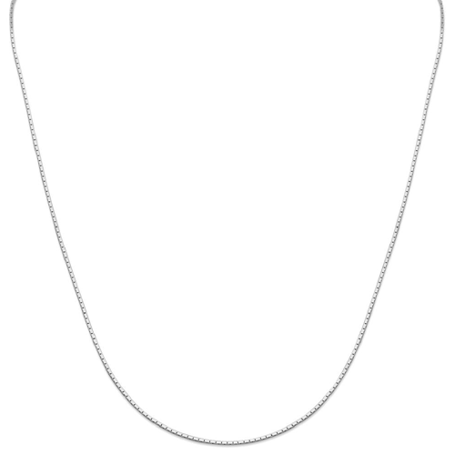IceCarats 925 Sterling Silver 1.25mm Mirror Link Box Chain Necklace 30 Inch