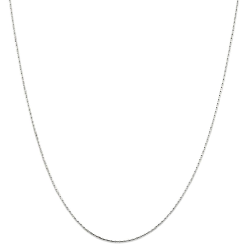 IceCarats 925 Sterling Silver 1mm Oval Link Box Chain Necklace 20 Inch