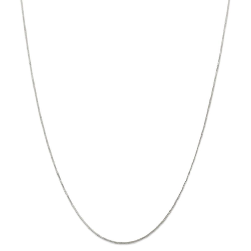 IceCarats 925 Sterling Silver .8mm Link Curb Chain Necklace 24 Inch