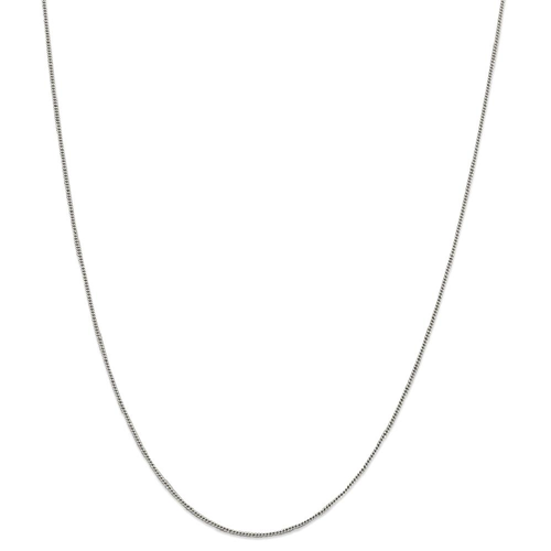 IceCarats 925 Sterling Silver 1mm Link Curb Chain Necklace 20 Inch