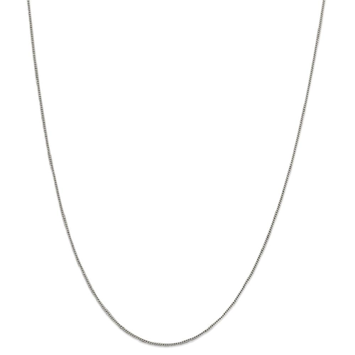 IceCarats 925 Sterling Silver 1mm Link Curb Chain Necklace 24 Inch