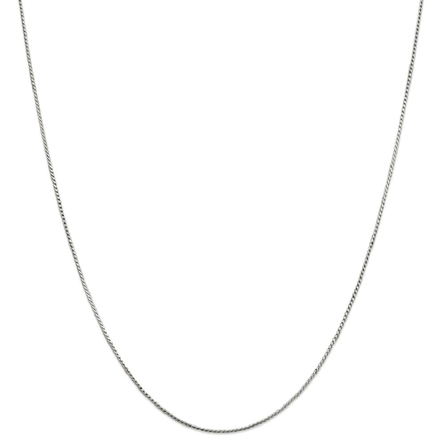 IceCarats 925 Sterling Silver 1mm Round Franco Chain Necklace 16 Inch