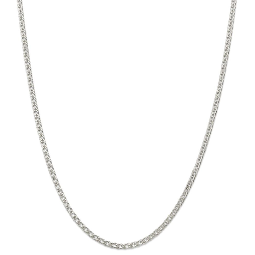 IceCarats 925 Sterling Silver 3.3mm Rambo Chain Necklace 24 Inch Link