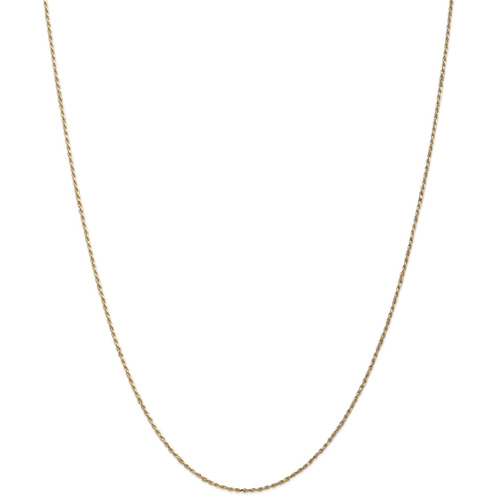 IceCarats 14k Yellow Gold 1.15mm Link Rope Necklace Chain