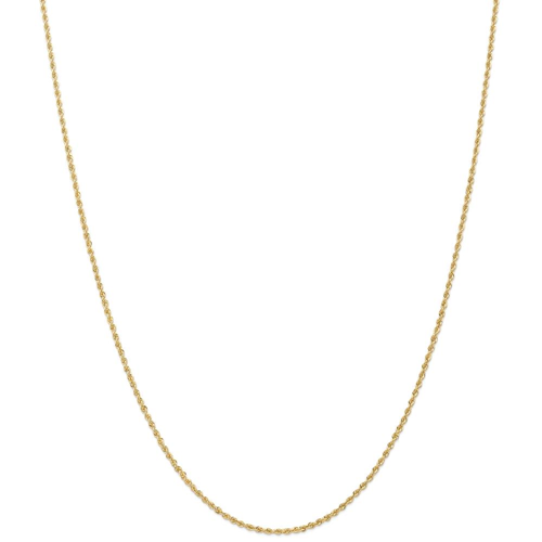 IceCarats 14k Yellow Gold 1.50mm Handmade Link Rope Chain Necklace 20 Inch