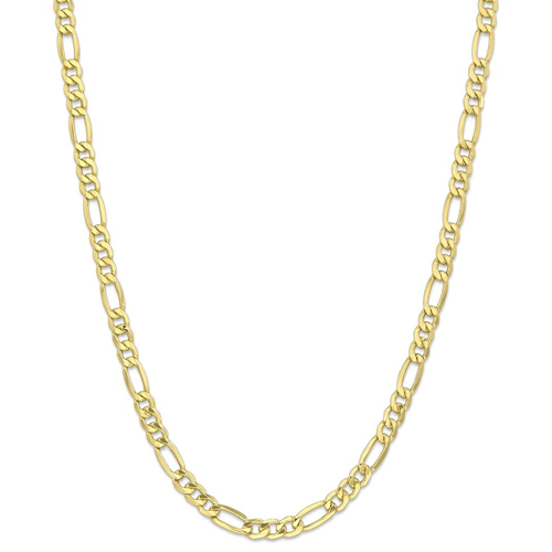 IceCarats 10k Yellow Gold 6.25mm Link Figaro Chain Necklace 18 Inch