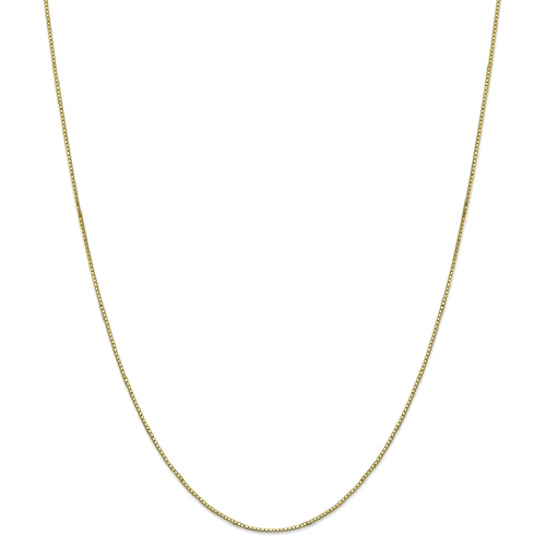 IceCarats 10k Yellow Gold .90mm Link Box Necklace Chain
