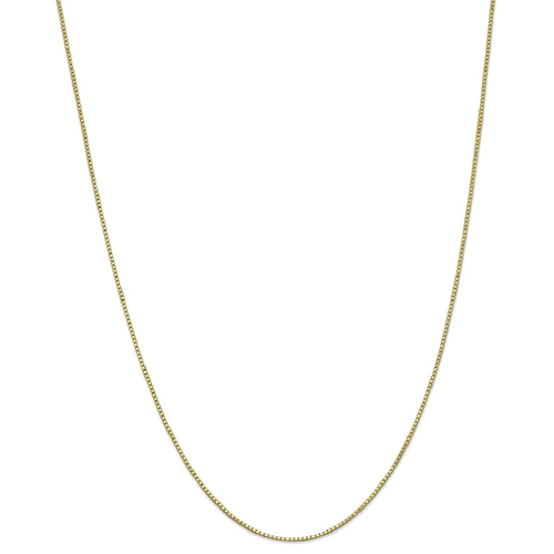 IceCarats 10k Yellow Gold 1mm Link Box Necklace Chain