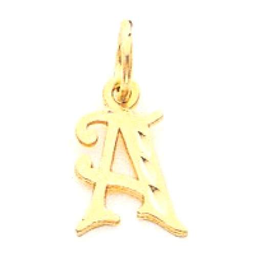 IceCarats 10k Yellow Gold Initial Monogram Name Letter M Pendant Charm Necklace N