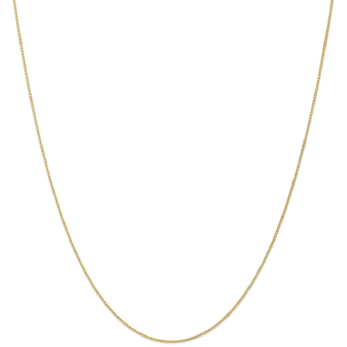 IceCarats 10k Yellow Gold 1mm Spiga Chain Necklace 16 Inch Wheat