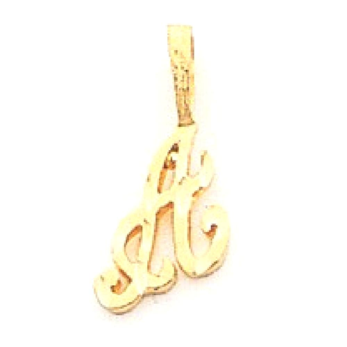 IceCarats 10k Yellow Gold Initial Monogram Name Letter T Pendant Charm Necklace