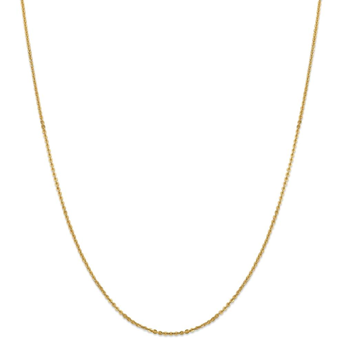 IceCarats 14k Yellow Gold 1.7 Mm Flat Cable Chain