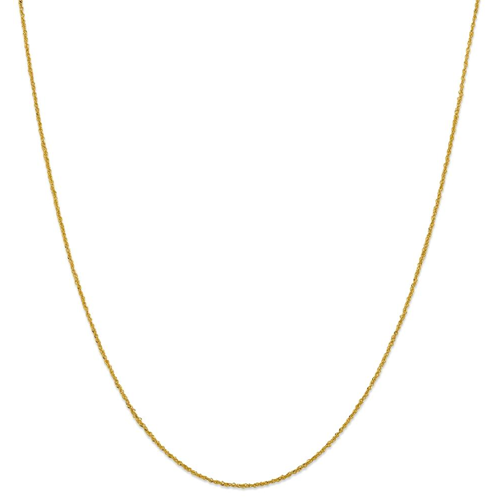 IceCarats 14k Yellow Gold 1 Mm Sparkle Singapore Chain