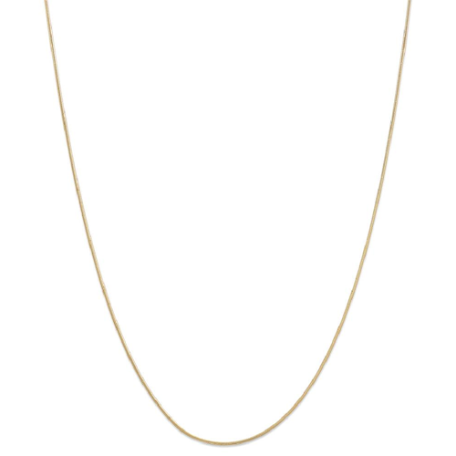 IceCarats 14k Yellow Gold 1mm Snake Chain Round