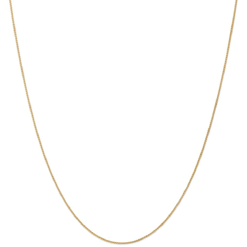 IceCarats 14k Yellow Gold 1mm Spiga Link Wheat Chain Necklace 20 Inch