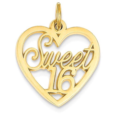 Sweet 16 necklace on sale gold