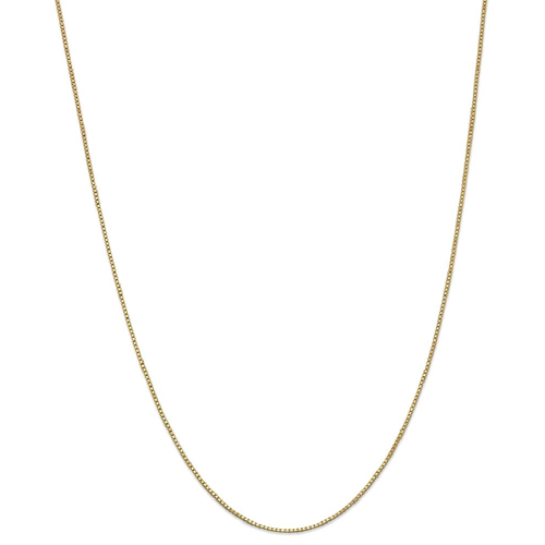 IceCarats 14k Yellow Gold 1mm Link Box Necklace Chain