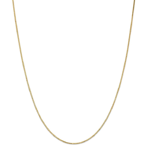 IceCarats 14k Yellow Gold 1.1mm Link Box Necklace Chain