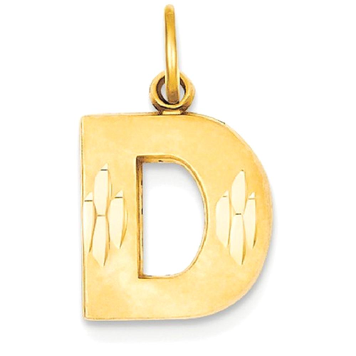 IceCarats 14k Yellow Gold Initial Monogram Name Letter D Pendant Charm Necklace | Best Buy Canada
