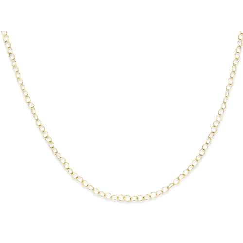 IceCarats 14k Yellow Gold Link Cable Chain Necklace 15 Inch