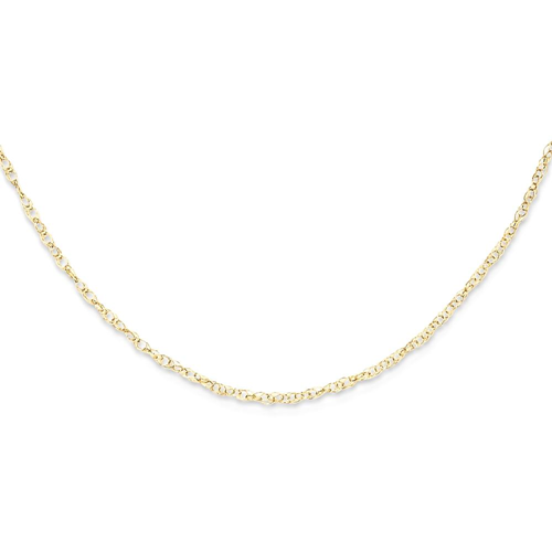 IceCarats 14k Yellow Gold Childs Link Rope Necklace Chain