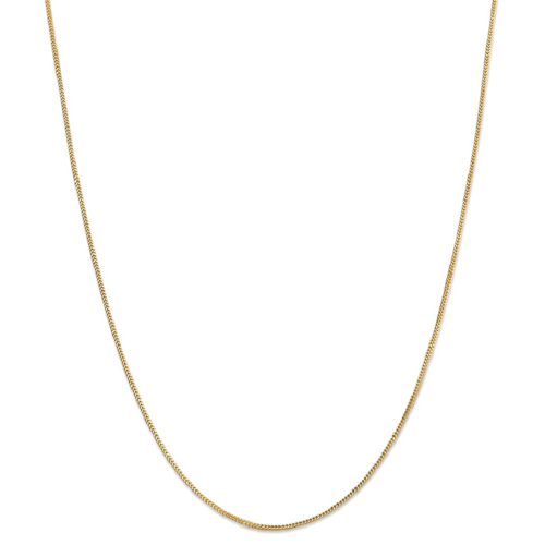 IceCarats 14k Yellow Gold .9mm Solid Franco Chain Necklace 30 Inch