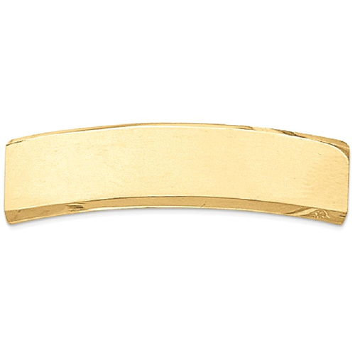 IceCarats 14k Yellow Gold 48 X 12 1.8mm Id Plate Name Bracelet