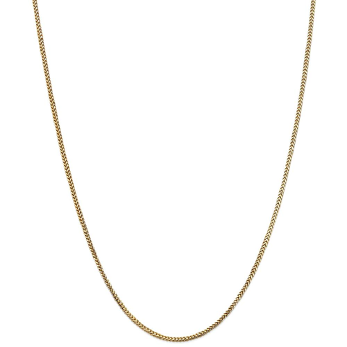 IceCarats 14k Yellow Gold 1.5mm Franco Chain Necklace 24 Inch