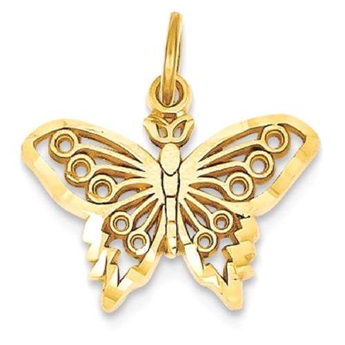 butterfly gold charm