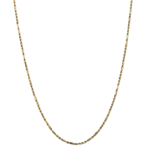 IceCarats 14k Yellow Gold 2.25mm Milano Link Rope Chain Necklace 20 Inch