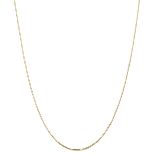 IceCarats 14k Yellow Gold 1.20mm Octagonal Snake Chain Necklace 18 Inch