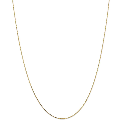 IceCarats 14k Yellow Gold .7mm Link Box Chain Necklace 20 Inch