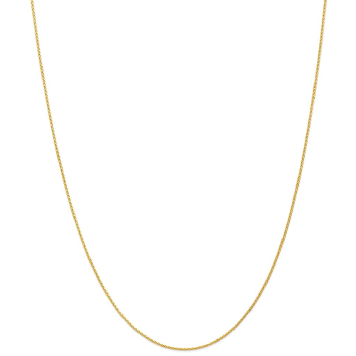 IceCarats 14k Yellow Gold 1.2mm Parisian Link Wheat Chain Necklace 18 Inch Spiga