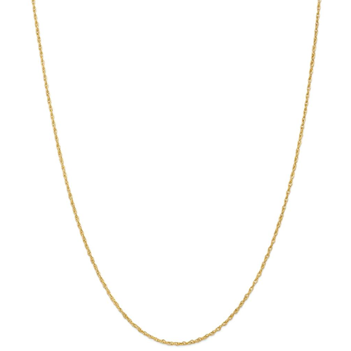 IceCarats 14k Yellow Gold 1.3mm Heavy Baby Link Rope Chain Necklace 20 Inch