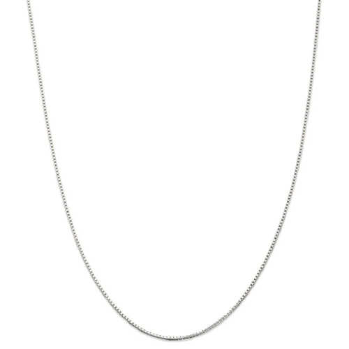 IceCarats 925 Sterling Silver 1.25mm Link Box Chain Necklace 18 Inch