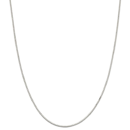 IceCarats 925 Sterling Silver 1.5mm Link Box Chain Necklace 16 Inch