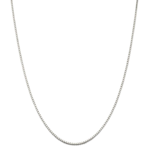 IceCarats 925 Sterling Silver 1.75mm Link Box Chain Necklace 24 Inch