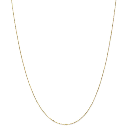 IceCarats 14k Yellow Gold .8mm Link Cable Chain Necklace 20 Inch Round