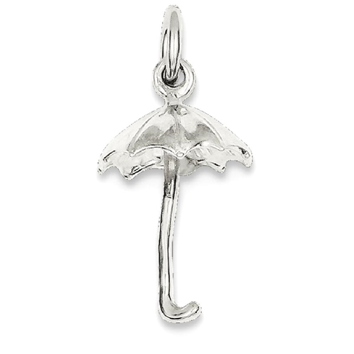 IceCarats 925 Sterling Silver Umbrella Pendant Charm Necklace