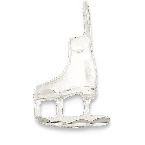 Ice skating Boot on a 925 Sterling Silver Chain