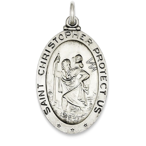 st christopher hockey pendant