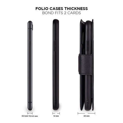 iPhone SE 2nd Gen - Bond Wallet Folio Case, Brown