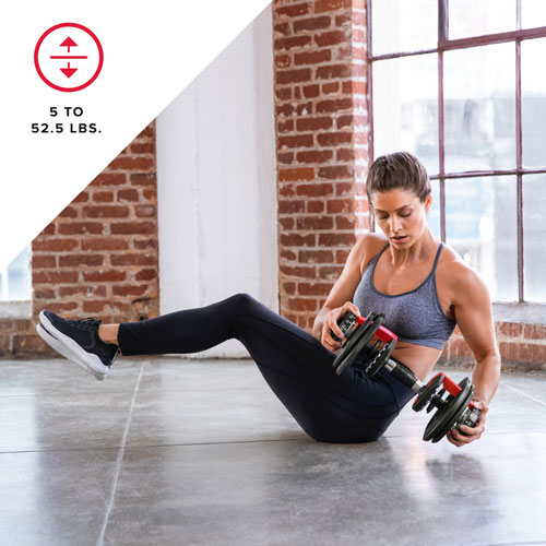 Bowflex SelectTech 552 Dumbbells - Set of 2 - Free 2-Month JRNY Membership*