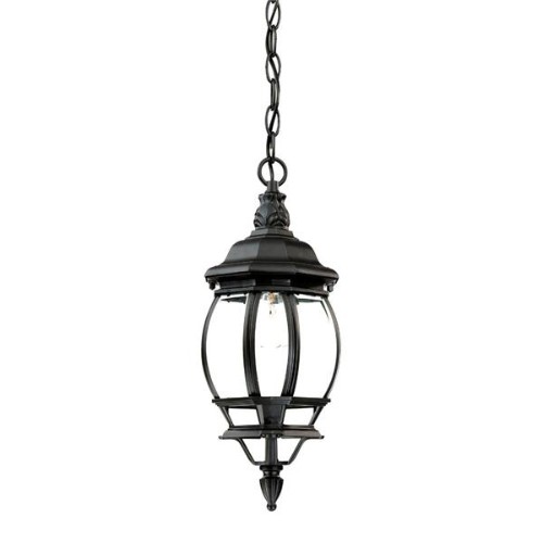 ACCLAIM LIGHTING  Chateau Collection Hanging Lantern 1-Light Outdoor Matte Light Fixture In Black