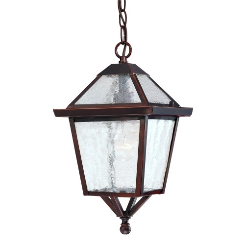 ACCLAIM LIGHTING  Bay Street Collection Hanging Lantern 1-Light Outdoor Architectural Bronze Light Fixture