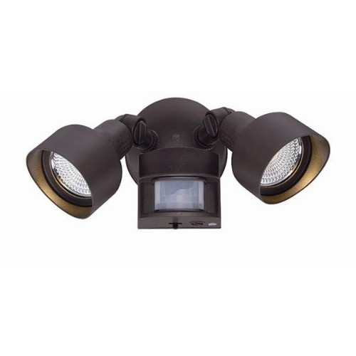 ACCLAIM LIGHTING  Motion Activated Led Floodlights Collection 2-Light Outdoor Architectural Bronze Light Fixture