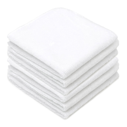 Kushies 6pk Single Ply Washcloths - Assorted with Pink