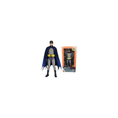 NECA  Batman Adam West Action Figure, 1/4 Scale Batman Lives
