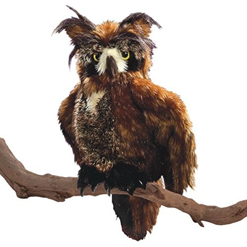 Folkmanis Great Horned Owl Hand Puppet