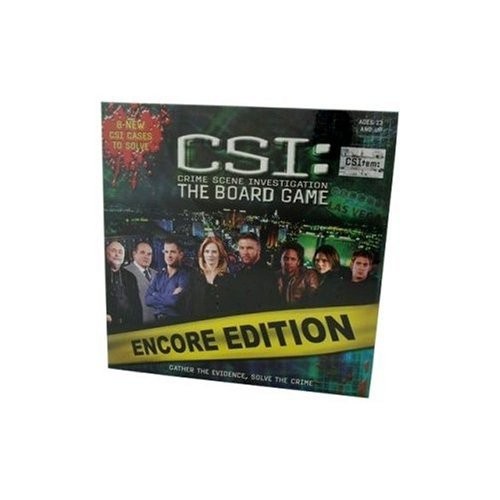 CSI: Crime Scene Investigation The Board Game Encore Edition Science Fiction/Space Exploration Board Kids Game